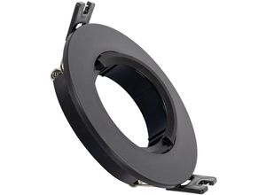 8445044091669 - Efectoled - Downlight-Ring Rund Schwenkbar für LED-Glühbirne GU10   GU53 ø 70 mm Schwarz