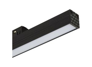 8445044064076 - Ledkia - LED-Linearstrahler für 1-Phasenmagnetschiene 15W Opal 20mm 48V CRI90 UGR16 Warmes Weiß 3000K 120º22 mm