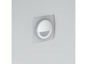 8445044046843 - LED-Wandleuchte Aussen 3W Einbau Quadratisch Weiss Occulare WarmweißWarmweiß 2700K Weiß