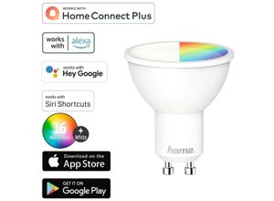 4047443469021 - LED-Lampe WLAN - LED light bulb - GU10 - 55 W - 16 million colours warm white to daylight - 2700-6500 K - white GU10