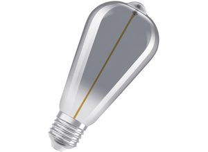 4099854049897 - OSRAM LED-Lampen Vintage-Edition 6 Watts Ersatz E27 ST64-shape 1800 Kelvin Comfort warm white Klares Glas single Pack - Smoke