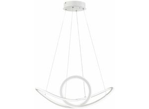 4003474393209 - Wofi - Hängeleuchte dimmbar Esstischlampe led modern Pendelleuchte mit Fernbedienung Metall cct 53W 4700lm 2700-5500K h 150 cm 11554