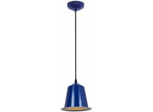 Image of Pendellampe Pendelleuchte Hängeleuchte Hängelampe Esszimmerlampe, Stahl violett, 1x led 5W 400Lm warmweiß, DxH 17,5x110cm
