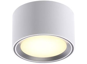 5701581415188 - Fallon LED-Aufbauleuchte led led fest eingebaut 85 w Warmweiß Weiß Edelstahl (gebürstet) - Nordlux