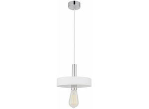 Image of Etc-shop - Decken Pendel Hänge Lampe Leuchte Metall Gips Weiß Beleuchtung Wohn Ess Zimmer
