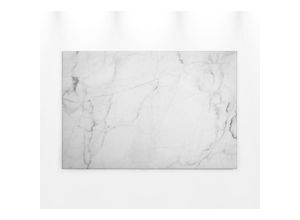 4059432204605 - Leinwandbild AS CRÉATION White Marble Bilder Gr B H 90 cm x 60 cm Marmor Querformat 1 St grau (weiß grau) Leinwandbilder Marmoroptik Marmor Keilrahmen