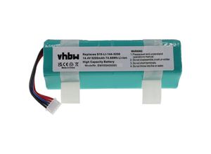 4068201792014 - Vhbw - 1x Akku kompatibel mit Ecovacs Deebot T9 aivi Deebot T9 DLX11-54 N5S Deebot T9+  N8+ Saugroboter türkis (5200 mAh 144 v Li-Ion)