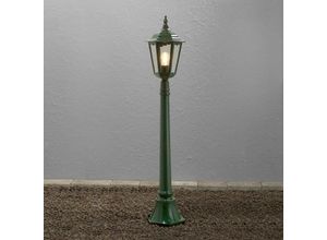 7318307215601 - Konstsmide Lighting - Konstsmide Firenze Outdoor Basic Pathway Poller Post Poller Licht Glänzend Grün IP43