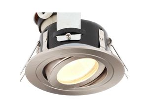 5020024516962 - Wholesale Domestic - Forum Cali Rundes neigbares Einbau-Downlight satiniertes Chrom IP44