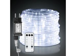 9460565028115 - Swanew - led Lichterschlauch Außen Innen Hochzeit Dekor Lichterkette Lichtschlauch Lampe Kaltweiß 30m - Kaltweiß