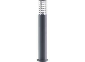 4262431058180 - - Stehlampe Stehleuchte Außenlampe Säulenleuchte Eingang IP54 grau E27 Höhe 796cm