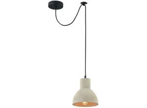 4262431056957 - - Deckenlampe Deckenleuchte Hängeleuchte Pendellampe Metall Beton grau E27 222cm