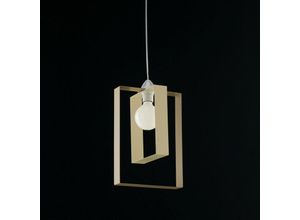 8050713212056 - Bonetti Illumina - Moderner Pendelleuchter in Taubengrau Elfenbein Eisen 25xh40 cm