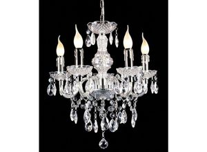 5900644331667 - Whiz - Klassische Kronleuchter Chrome 5 Light mit klarem Farbton E14 - Italux