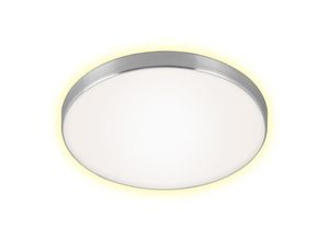 4002707404897 - - led Deckenleuchte leuchten simpa 12 w 1200 lm IP20 weiß-alufarbig Kunststoff-Metall ø 285 cm