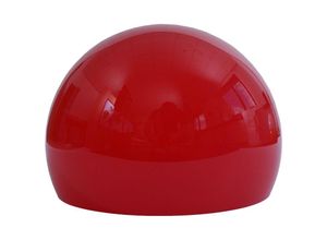 4057651619835 - - Lampenschirm 106 für Bogen- und Pendelleuchte Ersatzschirm ø 40cm Kunststoff rot - red