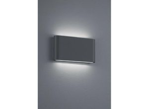 8055303603887 - Iperbriko - Rechteckige Wandleuchte Thames ii Led Double Emission IP54 Anthrazit L17 cm Trio Lighting