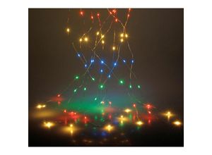 4260625747926 - Spetebo - Draht Lichterkette multicolor - bunt   300 led - Deko Weihnachts Leuchtdraht mehrfarbig für Außen Outdoor