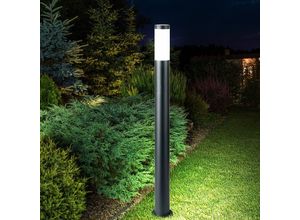 4059157142008 - Etc-shop - Außen Steh Leuchte anthrazit Garten Weg Beleuchtung Terrassen Lampe im Set inkl led Leuchtmittel