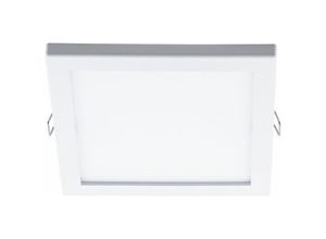 Image of Etc-shop - led Panel Deckenleuchte Einbau Deckenpanel Arbeitszimmer led Deckenlampe flach, Raster quadratisch weiß, 9,5W 600Lm warmweiß, l 15,5 cm