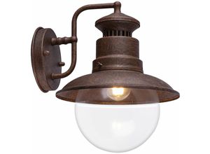 4059157078406 - Etc-shop - Außen Wand Laterne Fassaden Vintage Beleuchtung Lampe rostfarben im Set inkl led Leuchtmittel