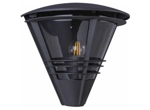 4059157077539 - Led Außenlampe Wandleuchte dimmbar mit Fernbedienung Garten Fassadenleuchte rgb Farbwechsel Aluminium anthrazit Kunststoff klar 9W 806lm warmweiß