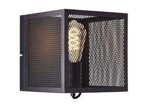 4004353409493 - Lampe Maze Wandleuchte 1flg schwarz korund schwarz 1x A60 E27 40 w - schwarz - Brilliant