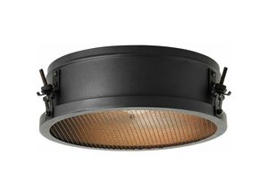 4004353382666 - Lampe Zois Deckenleuchte 30cm schwarz korund Metall 1x A60 E27 28WNormallampen (nicht enthalten) - schwarz - Brilliant