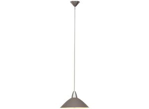 4004353020285 - BRILLIANT Lampe Logo Pendelleuchte 35cm titan 1x A60 E27 60W geeignet für Normallampen (nicht enthalten) In der Höhe einstellbar   Kabel kürzbar