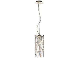 5055487425087 - Inspired Lighting - Inspired Diyas - Maddison - Deckenanhänger Zylinder 2 Licht G9 Roségold Kristall 5055487425087 - Inspired Lighting - Inspired Diyas - Maddison - Deckenanhänger Zylinder 2 Licht G9 Roségold Kristall