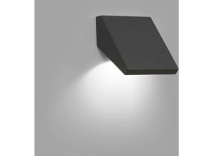 8421776166899 - Faro Barcelona - Faro Guiza - Außen led Dunkelgrau Wand Downlight 10W 3000K IP65