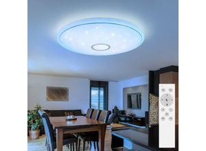 9007371491605 - Deckenlampe Deckenleuchte Wohnzimmerleuchte App und Sprachsteuerung cct Timer rgb Farbwechsler led 30W 2400Lm warmweiß-kaltweiß DxH 50x65cm 9007371491605 - Deckenlampe Deckenleuchte Wohnzimmerleuchte App und Sprachsteuerung cct Timer rgb Farbwechsler led 30W 2400Lm warmweiß-kaltweiß DxH 50x65cm