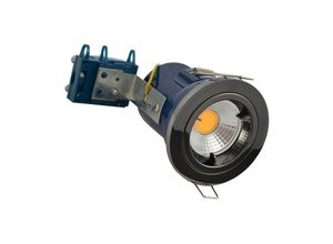 5020024513831 - Forum Lighting - Forum Yate Einbau-Downlight Schwarz Chrom