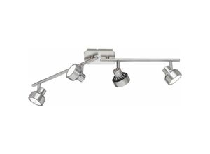 4003474314969 - Wofi - Spotleiste Deckenleuchte Deckenlampe Wohnzimmer leuchte bewegliche Spots 3 Stufen Dimmer Metall led LxBxH 61x14x8 728804546000