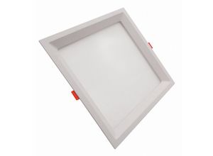 8445044065547 - Ledkia - LED-Deckeneinbauleuchte 16W Wählbar cct Eckig Slim Mikroprismatisch (UGR17) lifud Ausschnitt 150x150 mm No Flicker cct 120º170 mm