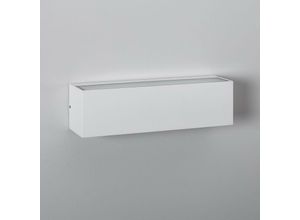 8445044044061 - Ledkia - LED-Wandleuchte 10W Aussen Doppelseitige Beleuchtung Rechteckig Weiss Lena Warmweiß 2700K No Flicker Weiß