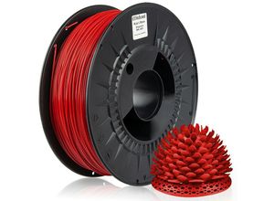 4058592511035 - 10 x ® 3D Drucker 175mm PLA Filament 1kg Spule Rolle Premium Signalrot RAL3001 - Signalrot - Midori