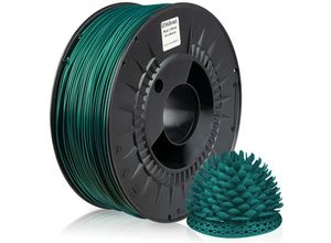 4058592511547 - 3D Drucker 175mm pla Filament 1kg Spule Rolle Premium Grün Metallic - Grün Metallic - Midori