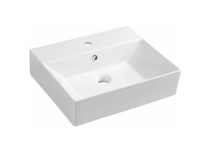 8697687640012 - Sistema - Waschtisch 50x42 cm weiß 10SF50051 - Aqualine