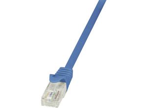 4052792024111 - CP2066U RJ45 Netzwerkkabel Patchkabel cat 6 u utp 300 m Blau mit Rastnasenschutz 1 St - Logilink