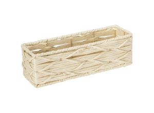 4008838435762 - Zellstoff Badbox Vabriano Lang in Beige 32 x 10 x 10 cm - Beige Beige - Wenko