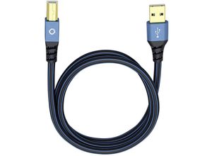 4003635093450 - USB-Kabel USB 20 USB-A Stecker USB-B Stecker 750 m Blau vergoldete Steckkontakte 9345