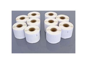 4068201535192 - Vhbw - 10x Etiketten-Rolle 54mm x 101mm (220 Etiketten) Ersatz für Dymo 99014 für Etiketten-Drucker