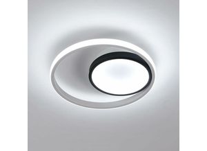 Image of Goeco - led -Deckenlampe, 30W runde Deckenlampe, moderne Aluminium -led -Deckenleuchte für Schlafzimmer, Wohnzimmer, Korridor, Studienraum, 6500k