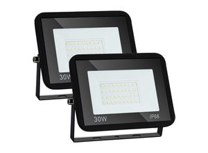 9441000445704 - SWANEW 30W 2x LED Fluter LED Strahler Wasserdicht Flutlicht Außenstrahler Outdoor-Sicherheitsleuchte für Garten Garage Warmweiß - Warmweiß 9441000445704 - SWANEW 30W 2x LED Fluter LED Strahler Wasserdicht Flutlicht Außenstrahler Outdoor-Sicherheitsleuchte für Garten Garage Warmweiß - Warmweiß