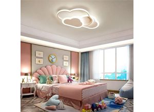 Image of Senderpick - Moderne LED-Deckenlampe, Wolken-Deckenlampe, dimmbare Wolken-Deckenlampe, kreative Cartoon-Deckenlampe für Jungen- und Mädchenzimmer,