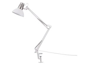 Image of Led Lampe Tischlampe Deko Tischleuchte Schreibtischlampe Arbeitszimmer Büro E27 Tischleuchte - Weiß, Silber 1 - Paco Home