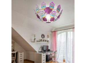 4059157383241 - Etc-shop - Design Kinder Spiel Zimmer Decken Beleuchtung Strahler Lampe Eulen Tier Motive Leuchte Eglo 95637