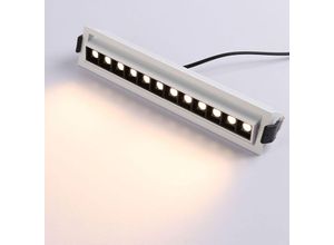 8435427125739 - Barcelona Led - 20W LED-Einbaustrahler linear - Verstellbar - UGR18 - CRI90 - osram Chip - 2800K Farbe Weiß - Weiß