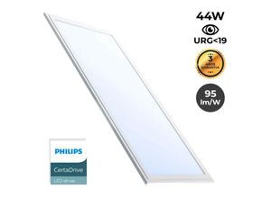 8435427109449 - Barcelona Led - LED-Flachbildschirm 120x30cm 44W 3980lm UGR19 Lichtfarbe Kaltweiß 6000K - Kaltweiß 6000K